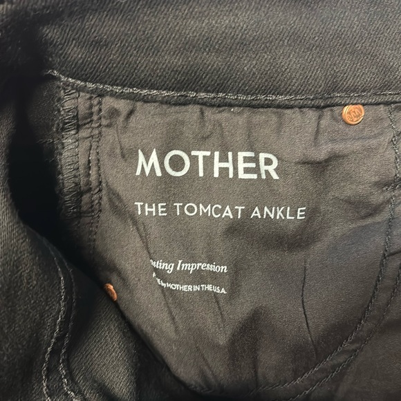 MOTHER The Tomcat Black Ankle Jeans Size 28 - Picture 11 of 16